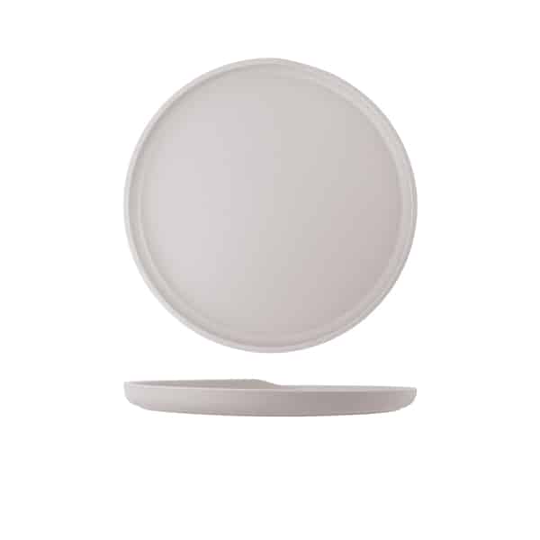 White Copenhagen Round Melamine Plate 28cm - Pack of 6
