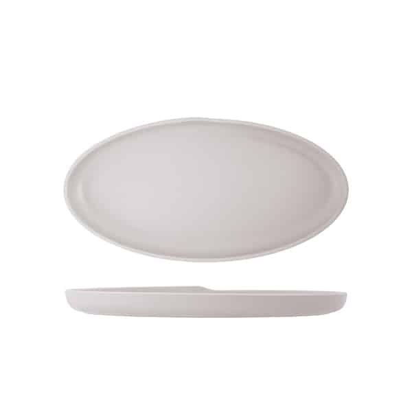 White Copenhagen Oval Melamine Dish 40 x 20cm - Pack of 1