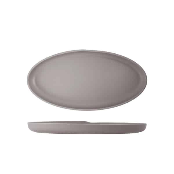 Sand Brown Copenhagen Oval Melamine Dish 40 x 20cm - Pack of 1