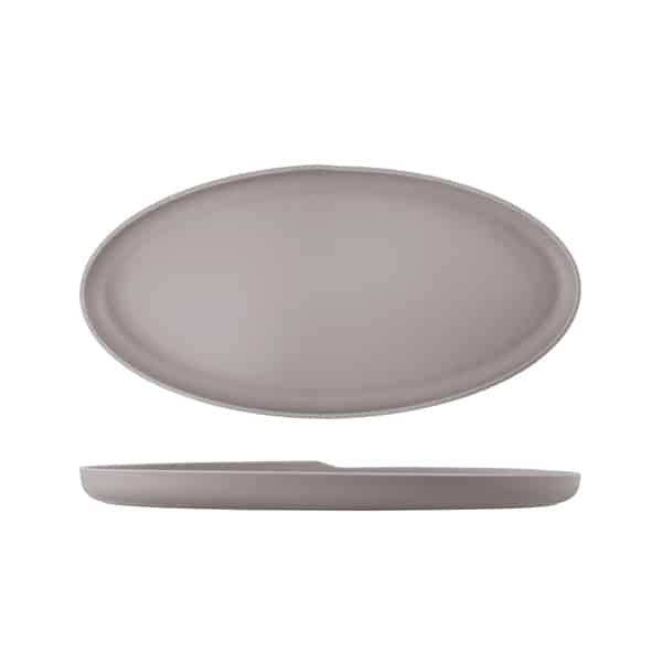 Sand Brown Copenhagen Oval Melamine Dish 47.5 x 24cm - Pack of 1