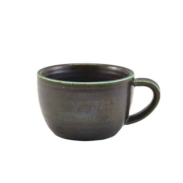 Terra Porcelain Black Coffee Cup 28.5cl/ 10oz - Pack of 6