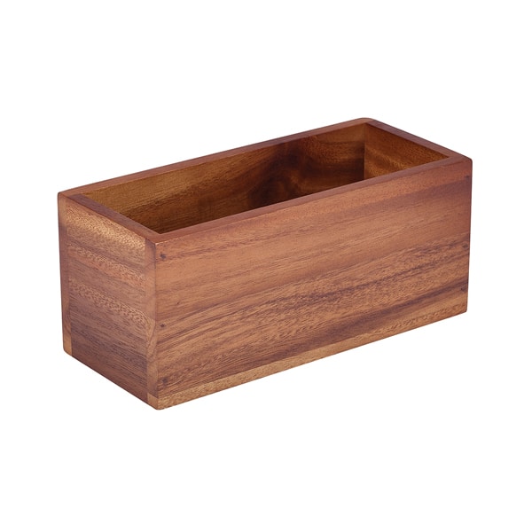 Acacia Wood Table Caddy 23 x 10 x 10cm - Pack of 1