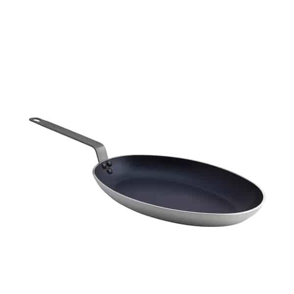Non Stick Teflon Aluminium Oval Fish Pan 36cm - Pack of 1