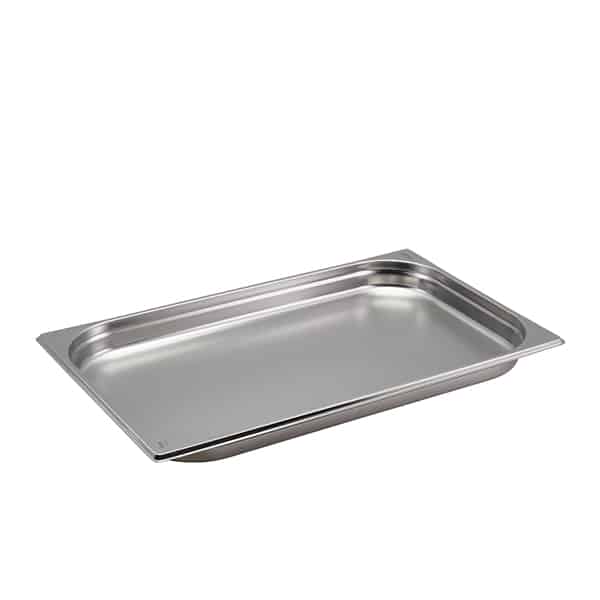 St/St Gastronorm Pan 1/1 - 40mm Deep - Pack of 1