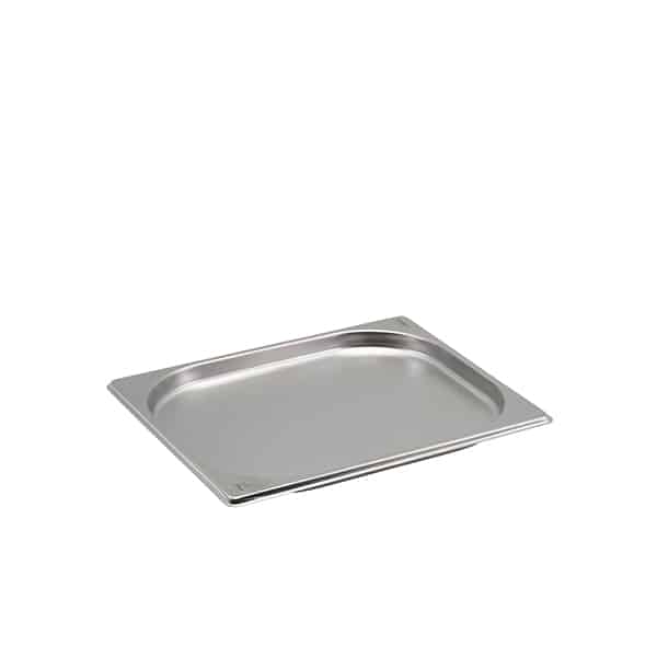 St/St Gastronorm Pan 1/2 - 20mm Deep - Pack of 1