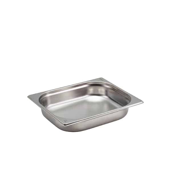 St/St Gastronorm Pan 1/2 65mm Deep - Pack of 1