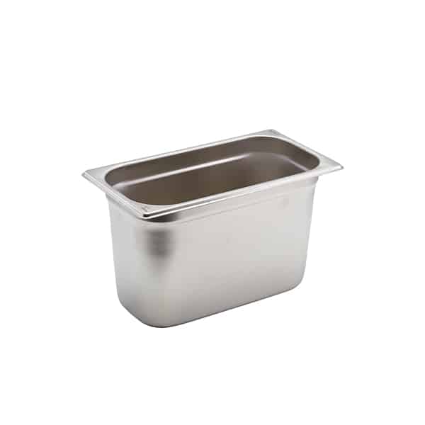 St/St Gastronorm Pan 1/3 - 200mm Deep - Pack of 1