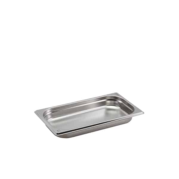 St/St Gastronorm Pan 1/3 - 40mm Deep - Pack of 1