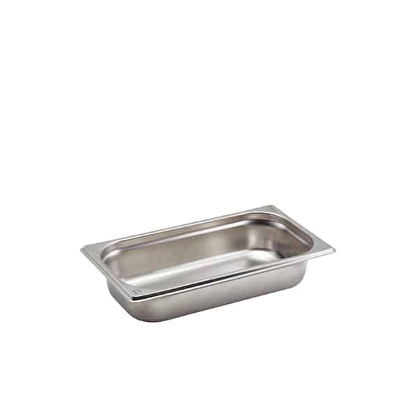 St/St Gastronorm Pan 1/3 - 65mm Deep - Pack of 1