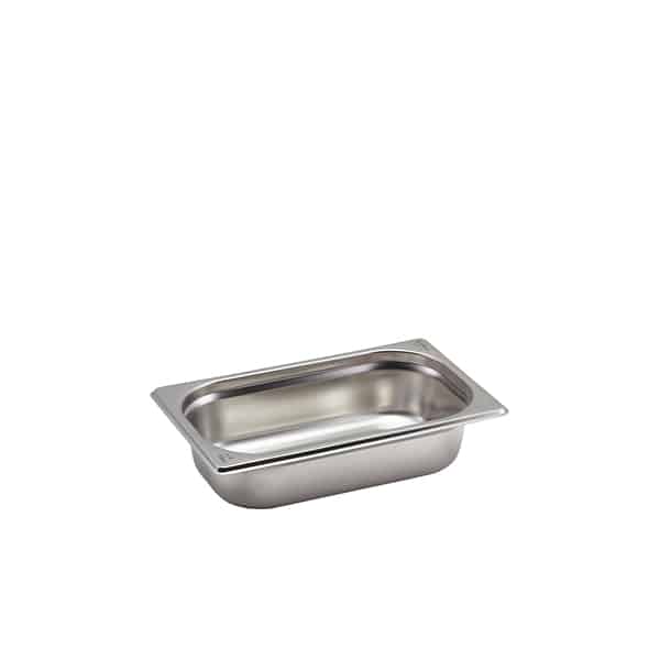 St/St Gastronorm Pan 1/4 - 65mm Deep - Pack of 1