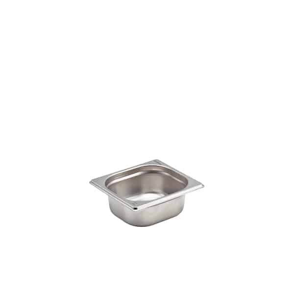 St/St Gastronorm Pan 1/6 - 65mm Deep - Pack of 1
