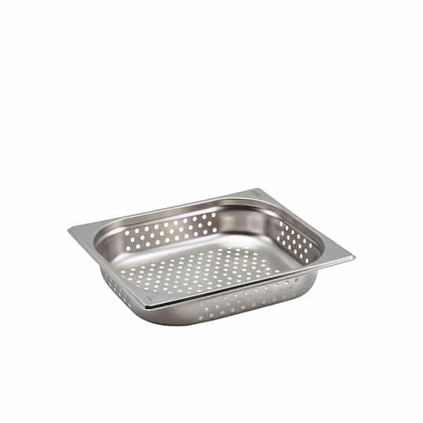 Perforated St/St Gastronorm Pan 1/2 - 65mm Deep - Pack of 1
