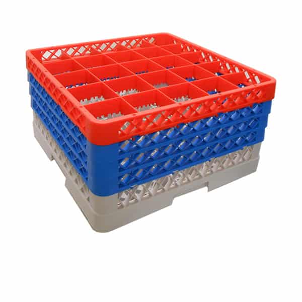 Genware 25 Comp Glass Rack With 4 Extenders - Pack of 1