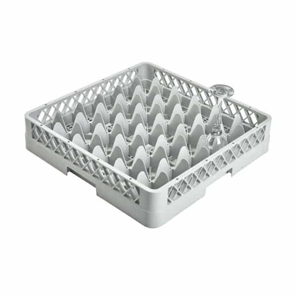 Genware 36 Compartment Glass Rack - Pack of 1
