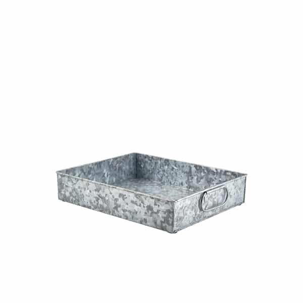 GenWare Galvanised Steel Display Tray GN 1/2 - Pack of 1