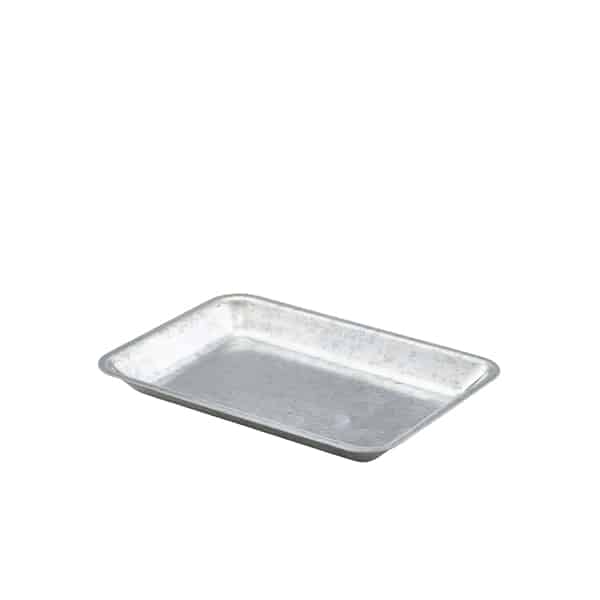 Galvanised Steel Tray 20x14x2cm - Pack of 24