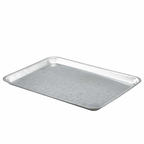 Galvanised Steel Tray 37x26.5x2cm - Pack of 12