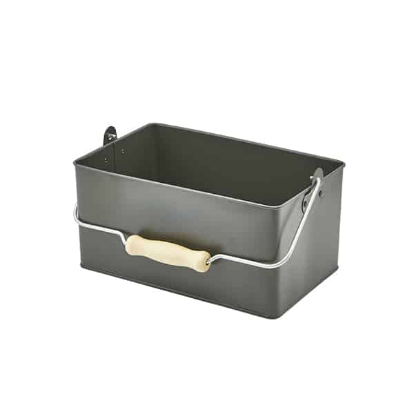 Rectangular Table Caddy 24.5 x 15.5 x 12.5cm Dark Olive - Pack of 1