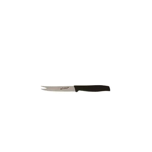 Genware 4" Bar Knife (Serrated) W/ Fork End - Pack of 1