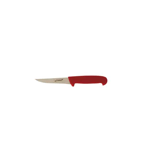Genware 5" Rigid Boning Knife Red - Pack of 1