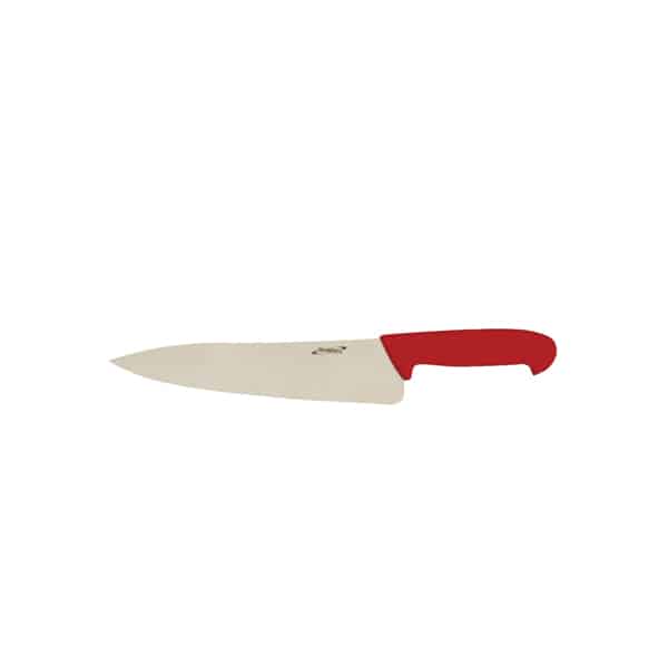 Genware 8'' Chef Knife Red - Pack of 1