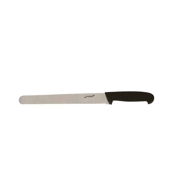 Genware 10" Slicing Knife (Serrated) - Pack of 1