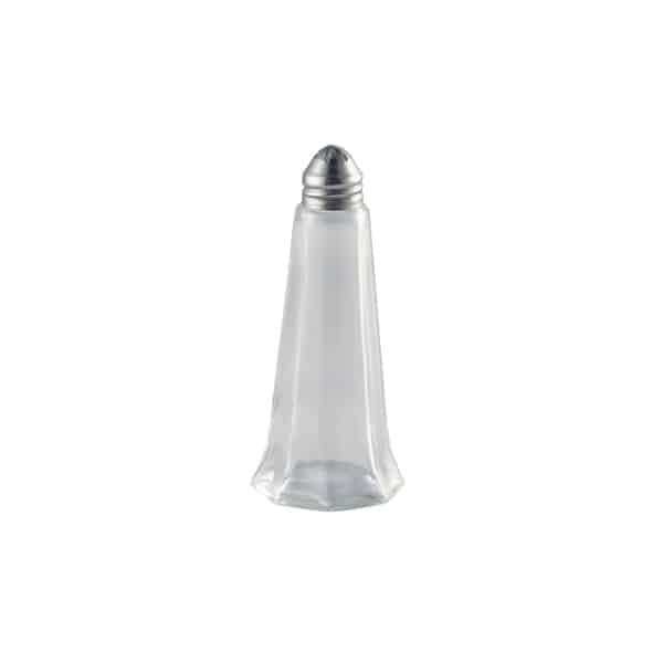 Glass Lighthouse Pepper Shaker Silver Top - Pack of 12