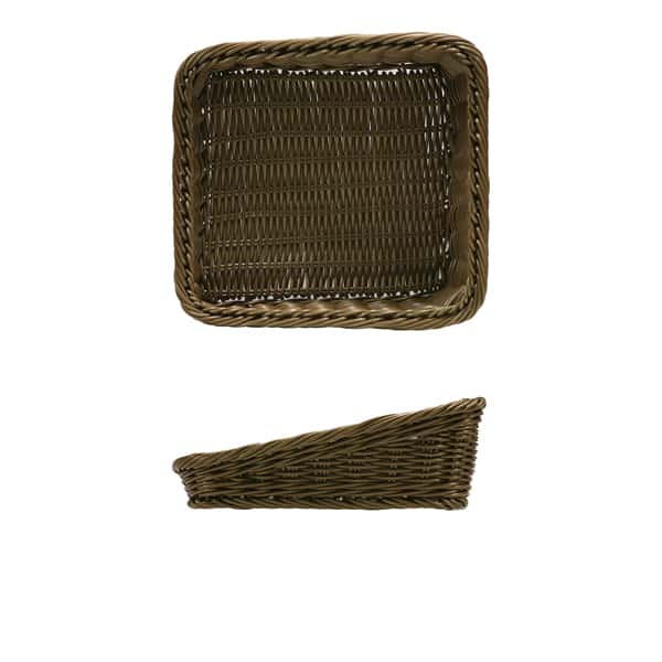 Polywicker Angled Basket 26.5 x 26.5 x 40/ 100mm - Pack of 1