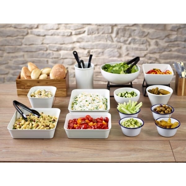 Salad Tongs 9" Black - Pack of 1 2 Salad Tongs 9" Black - Pack of 1 - Image 2