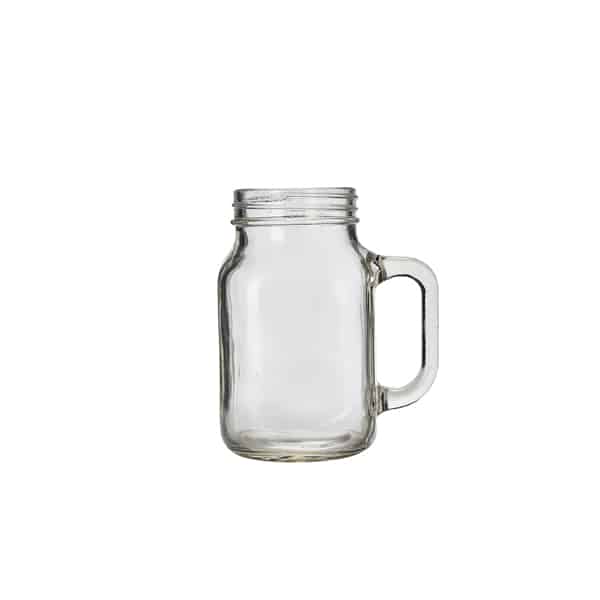 Genware Glass Mason Jar 50cl/ 17.5oz - Pack of 12