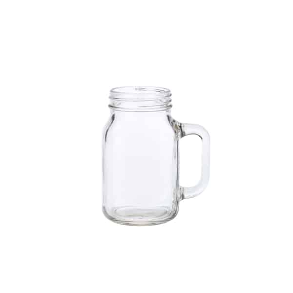 Genware Glass Mason Jar 64.5cl/ 22.7oz - Pack of 6
