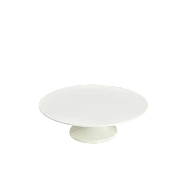 White Melamine Cake Stand 33cm/ 13" - Pack of 1
