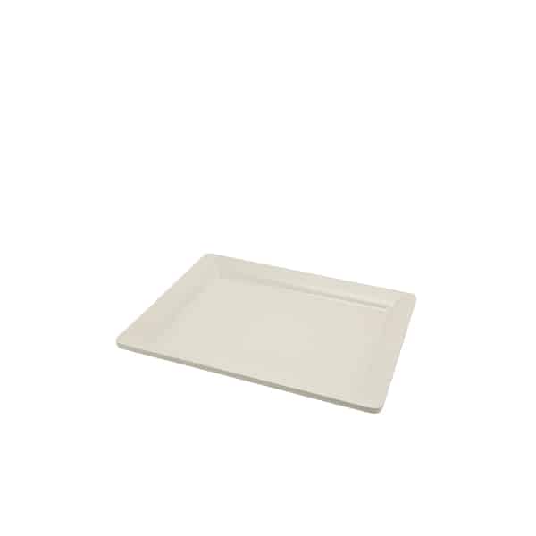 White Melamine Platter GN 1/2 Size 32 X 26cm - Pack of 1