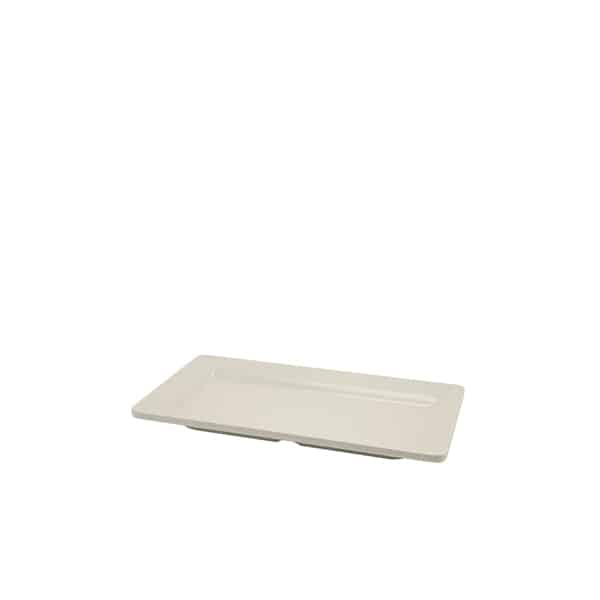 White Melamine Platter GN 1/3 Size 32X17.5cm - Pack of 1