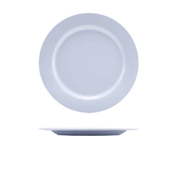 Genware 9" Melamine Dinner Plate White - Pack of 12