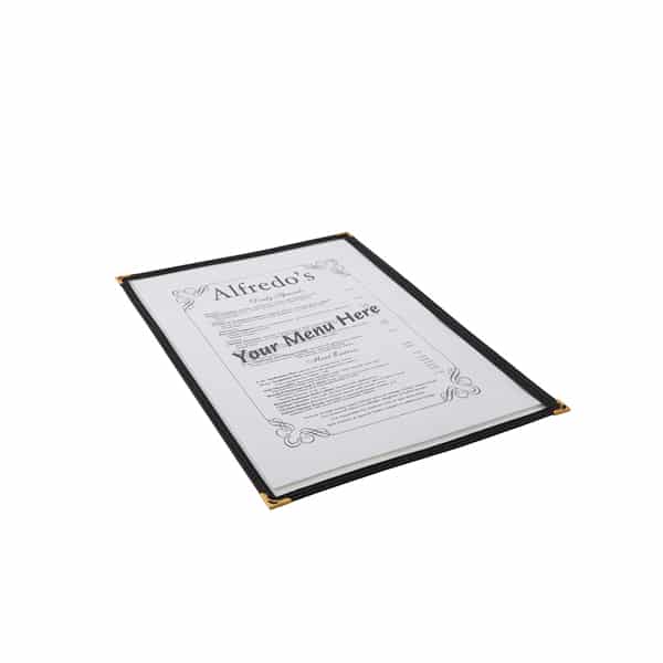 American Style Clear Menu Holder - 1 Page - Pack of 1