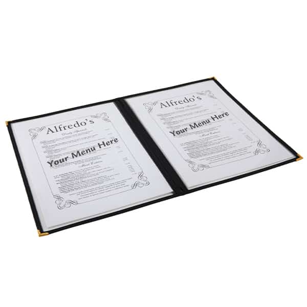 American Style Clear Menu Holder - 2 Page - Pack of 1