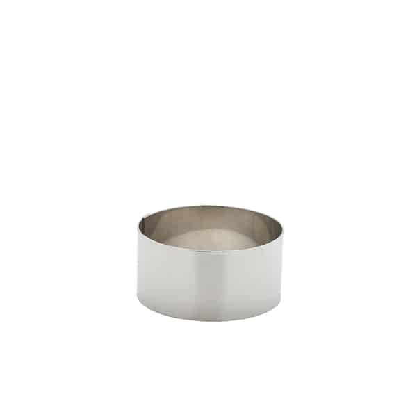 Stainless Steel Mousse Ring 7x3.5cm - Pack of 12