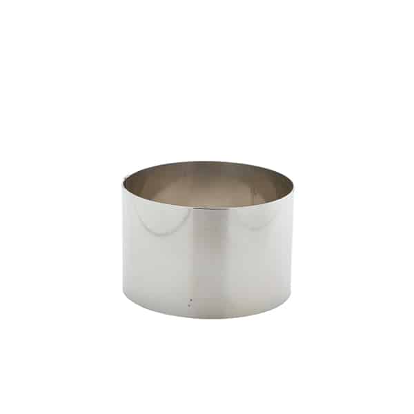 Stainless Steel Mousse Ring 9x6cm - Pack of 12