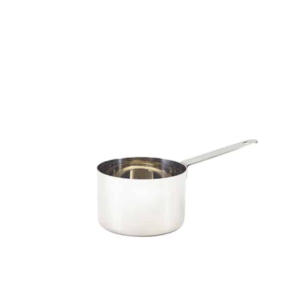 Mini Stainless Steel Saucepan 9 x 6.3cm - Pack of 6