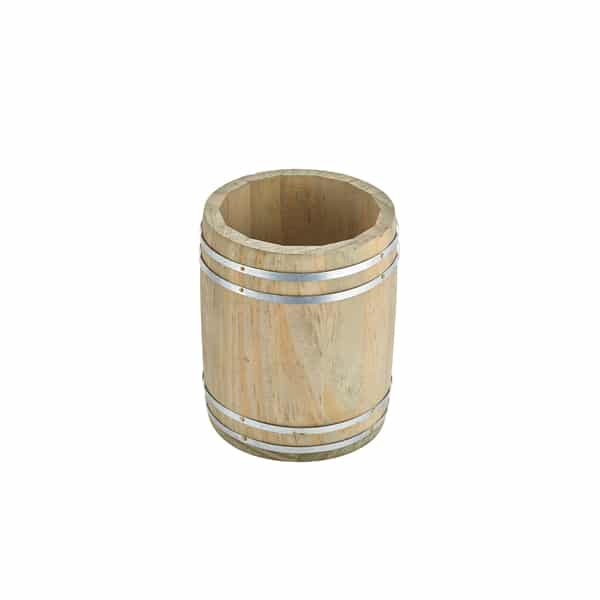 Miniature Wooden Barrel 11.5Dia x 13.5cm - Pack of 1