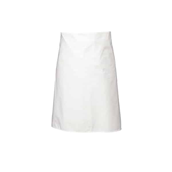White Waist Apron 90cm X 70cm - Pack of 1