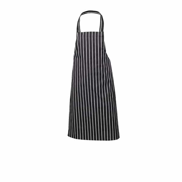 Navy Butchers Stripe Bib Apron 70cm X 100cm - Pack of 1