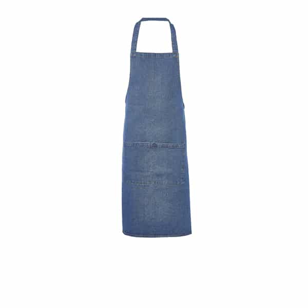 Washed Denim Bib Apron 70 x 90cm - Pack of 1