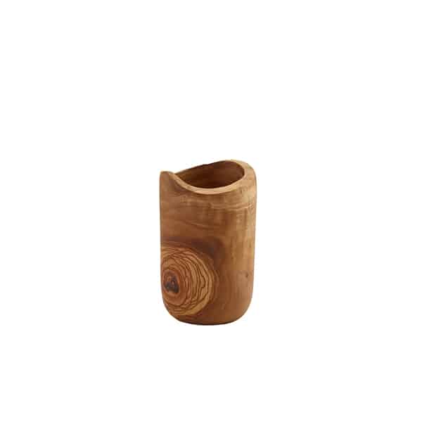 GenWare Olive Wood Rustic Cutlery Holder - Pack of 1