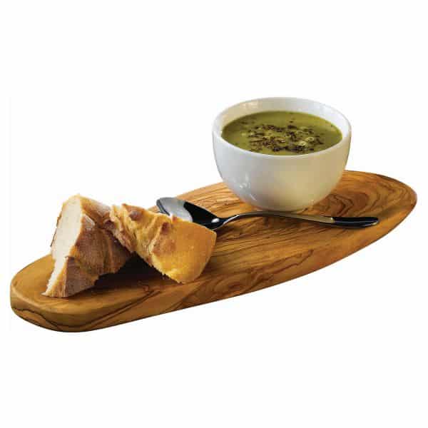 Olive Wood Rustic Platter 26 x 13cm+/- - Pack of 1