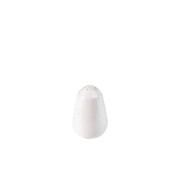 Genware Porcelain Pepper Pot 7cm/ 2.75" - Pack of 6