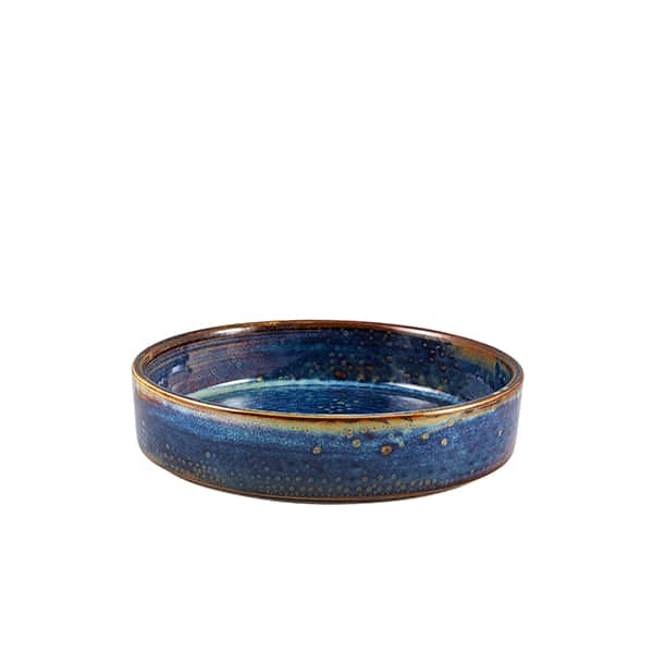 Terra Porcelain Aqua Blue Presentation Bowl 18cm - Pack of 6