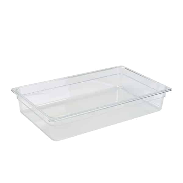 1/1 -Polycarbonate GN Pan 100mm Clear - Pack of 1