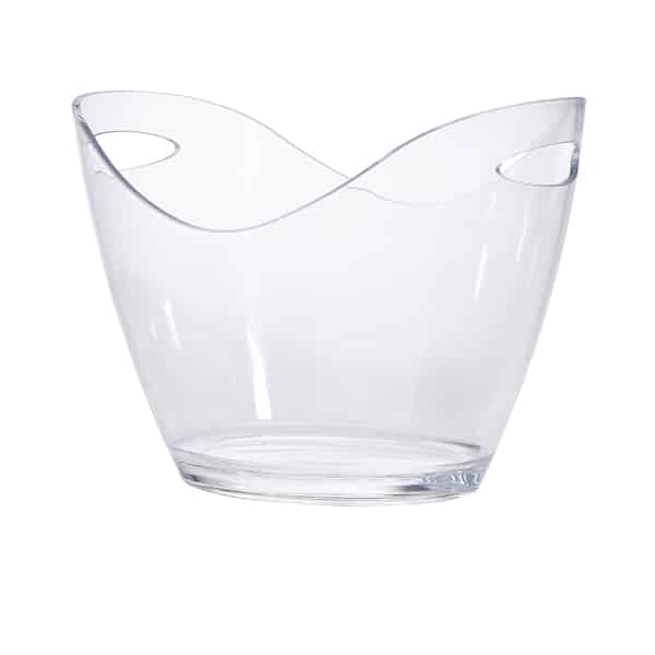 Clear Plastic Champagne Bucket Large - Pack of 1